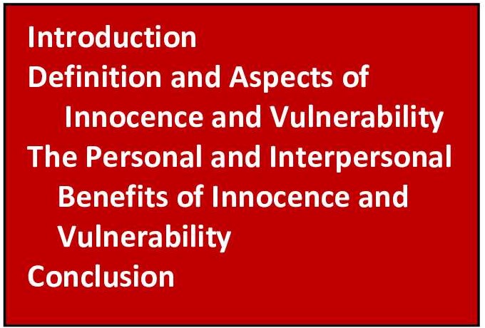 Introduction Innocence Nov 2022 Letter | International Institute for Self Development